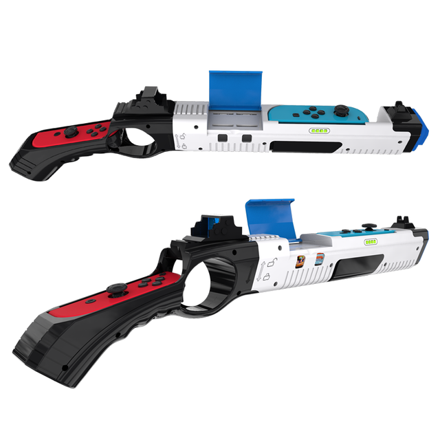 High Quality Detachable Game Gun for NSW Motion Sensor Gun Easily Holds 4 Game Cards