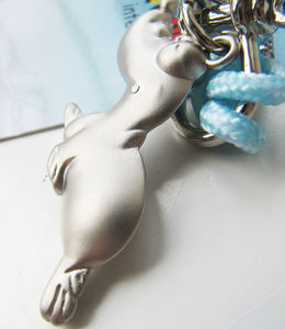 Porte-clés souvenir en alliage de zinc avec <span class=keywords><strong>cordon</strong></span>, design anime 3D personnalisé, serpent, cheval, mouton, oiseau, dessin animé mignon - Product Image 6
