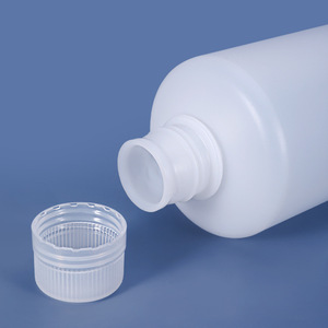 Hdpe Cylinder Bottle 12-1000ml Screw Cap Chemical Storage Food Grade Sealed <b>Container</b> - Product Image 2