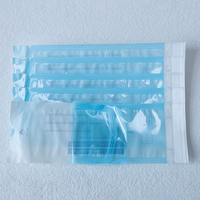 Vente en gros de sacs de désinfection en papier PET pour emballage de beauté des ongles, pochette de stérilisation avec technologie EOS, poches dentaires protectrices