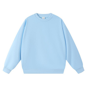 <span class=keywords><strong>Sudadera</strong></span> de <span class=keywords><strong>Hombre</strong></span> Personalizada, de Gran Peso, en Oferta, de Color Sólido, Cuello Redondo, Hombros Caídos, Estilo Casual Urbano - Product Image 3