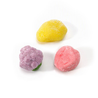 OEM Private Label Fruit Marshmallow Snoepjes Gevuld met Jam Zachte Snoepjes Druif Perzik Mango Smaak Individueel Verpakt Kindersnack