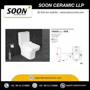 ห้องน้ำเซรามิกติดผนังประหยัดพื้นที่ห้องน้ำแขวนผนังสุขภัณฑ์สำหรับส่งออกจากอินเดีย - Product Image 5