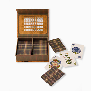 Black Ghost Anpassbare Umweltfreundliche Doppelseitige Trocken Abwischbare Rosen-Pokerkarten Tischspielkarten aus Langlebigem Papier - Product Image 1