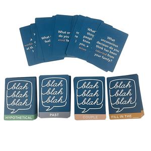 Juego de cartas personalizable, caja de papel offset rígida con escena impresa de pareja, <span class=keywords><strong>dados</strong></span> de tablero OEM y soporte de cartas - Product Image 3
