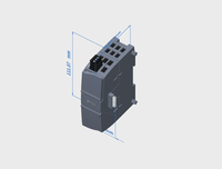 100% nuevo Original S7-1200 Digital I/O PLC 6GK7243-5DX30-0XE0 para programación de PLC