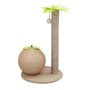 Coconut Tree <b>Cat</b> <b>Scratching</b> <b>Post</b> Sisal 1 Level Durable Plant Pattern <b>Cat</b> Trees & Scratcher - Product Image 5