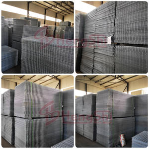 Inşaat ve endüstriyel kullanım için galvanizli çelik kaynaklı tel örgü Panel kare delik - Product Image 4