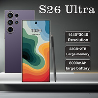 Smartphone 5G S26 Ultra Haute Définition avec Écran 6,9 Pouces, Processeur Deca Core, 22 Go + 2 To, Stylet Intégré