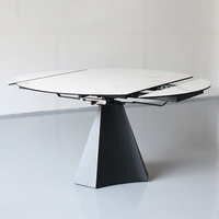 Meilleur prix pour un ensemble de table à manger de conception nouvelle, 4 à 6 places, table à manger télescopique multifonctionnelle