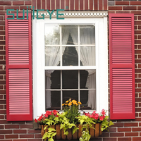 Ventana Corredera Vertical de Aluminio SUNGYE, Estilo Americano, Blanca, de Una Sola Hoja, con Acristalamiento Low-E y Rejilla, para Casas de Lujo
