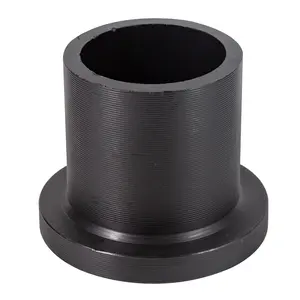 High quality black plastic hdpe socket fittings 75mm stub flange