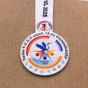Medallas de Premio Personalizadas Baratas con Diseño de Imitación de Oro Antiguo, de Aleación de Zinc Fundido a Presión, para Carreras, Deportes, Tiro con Arco, <span class=keywords><strong>KEN</strong></span> Medal-059 - Product Image 4