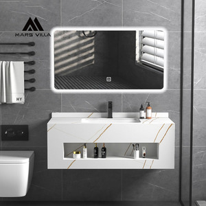 Meuble-lavabo <span class=keywords><strong>sur</strong></span> <span class=keywords><strong>pied</strong></span> Mars Villa de 150 cm de haute qualité, design personnalisé, avec zone de massage des pieds intégrée - Product Image 1