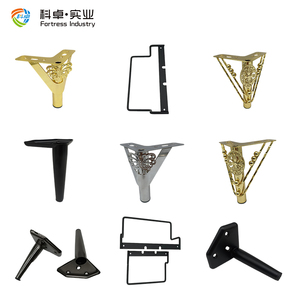 Accessoires de mobilier de luxe léger en gros : Pieds de <span class=keywords><strong>canapé</strong></span> en métal chromé triangulaires modernes pour la maison - Product Image 6