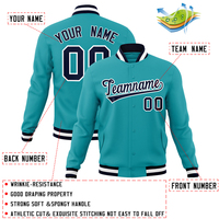 Vente en gros Personnaliser Vintage Plus Size Hommes Bomber Baseball Vestes Patches Broderie Nom Numéro Outfit
