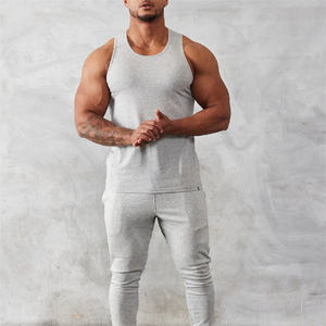 Özel erkekler spor artı boyutu kolsuz <span class=keywords><strong>Tee</strong></span> pamuk hızlı kuru kas spor egzersiz Tank Top - Product Image 5