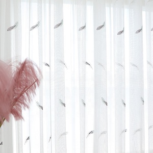 Rèm Màu Trắng Xuyên Thấu Giá Bán Buôn Rèm Cửa Mỏng Sang Trọng Cho Phòng Khách - Product Image 2