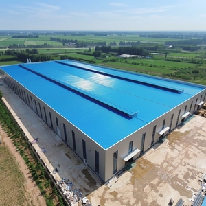 Bâtiment métallique préfabriqué à structure en acier pour entrepôt, hangar <span class=keywords><strong>et</strong></span> atelier - Product Image 4