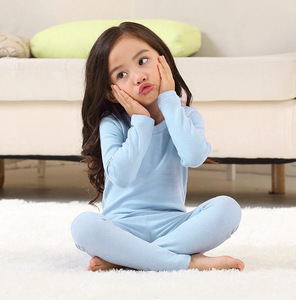Pijamas para Niños de 280g con Estampado Personalizado, Pijamas Gruesos de Algodón para Invierno, Ropa de Dormir para Niños, Conjuntos de Pijamas Blancos Lisos - Product Image 3