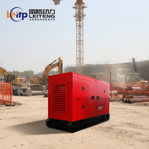 Дизельный генератор открытого типа, бесшумный, 3-фазный, с автозапуском, 50 Гц, 1500 об/мин, мощность 30 кВт/80 кВт/100 кВт/200 кВт, выходное напряжение 480 В, номинальное напряжение 230 В/240 В - Product Image 1