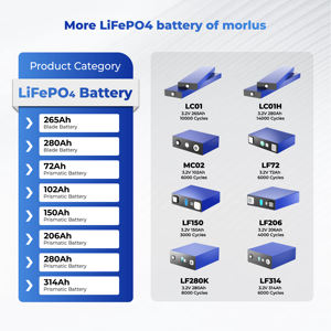 Batterie au lithium-ion prismatique en promotion, pack EV LiFePO4 52Ah 3.2V solaire pour Akku, marine, chariot élévateur, haute capacité pour l'énergie solaire - Product Image 5