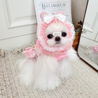 Bonnet oreilles de lapin mignon pour chats en dentelle chapeau pour animaux de compagnie accessoires de Cosplay couvre-chef drôle de chat couvre-chef pour animaux de compagnie