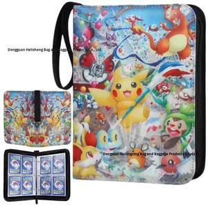 L'usine fournit des albums de cartes Pokémon à 4 panneaux et 50 pages, des albums pour cartes de visite, des albums pour cartes de collection et des albums pour cartes Pokémon. - Product Image 3