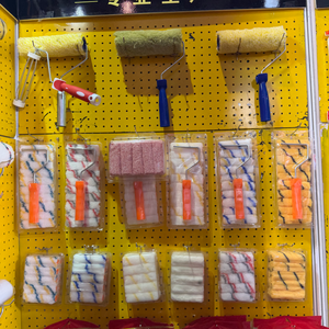 <span class=keywords><strong>Rouleau</strong></span> de <span class=keywords><strong>peinture</strong></span> industriel à haute absorption, poignée orange, résine durable, garantie 3 ans, pour murs intérieurs, plafonds, projets de bricolage - Product Image 6