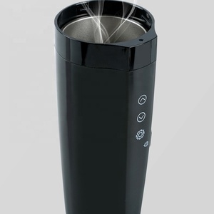 Bouilloire électrique <span class=keywords><strong>12V</strong></span>, tasse de voyage en voiture, réglage de la température pour une utilisation en extérieur-infuseur à thé chauffé chauffe-tasse thermique - Product Image 2
