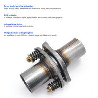 1,75 "x 6" Auspuff flansch rohr Reparatur Kugelgelenk für Toyota Heavy Duty Flansch Auspuff Kugelgelenk Kit