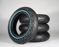 Pneu en caoutchouc massif alvéolé de 10 pouces (10x2,5) pour trottinette électrique Inmotion/New Dualtron/Inkoim OX - Capacité de charge de 75 kg