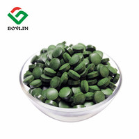 Comprimés de spiruline en vrac, capsules de spiruline en poudre