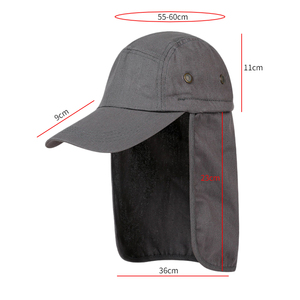 FF1422 المشي لمسافات طويلة الصيد الغولف الرباط قابل للتعديل قناع الصيف في الهواء الطلق حماية الشمس مع رفرف الرقبة - Product Image 2