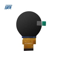 Layar LCD Mini Bulat Panel SPI+RGB18-bit 480x480 2.1 inci Modul LCD TFT