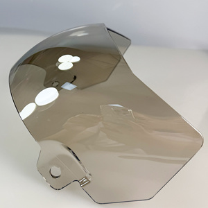 משקף קסדה לכדורגל אמריקאי בהתאמה אישית (OEM) נגד אדים ונגד שריטות, שקוף, מעושן או בגוון מראה, לספורט קבוצתי, סיטונאי - Product Image 2