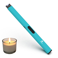 Briquet à bougie USB rechargeable en gros, torche multifonctionnelle gonflable pour barbecue, idéal pour les cadeaux d'affaires et les soirées aux chandelles