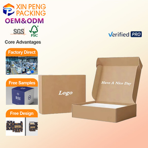 Boîte à frites en papier 2026 XP OEM pour frites coupées ondulées, anti-graisse, perforée, pliage facile, emballage personnalisé, boîte cadeau en papier kraft - Product Image 1