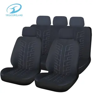 Fabricante atacado poliéster 360 graus cobertura completa surround confortável simples assento de carro com 2mm espuma