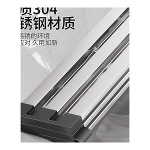 304 Stainless Steel Kitchen <b>Drain</b> <b>Rack</b> Foldable Sink Cover <b>Dish</b> Strainer <b>Rack</b> Stovetop Storage - Product Image 5