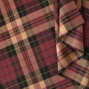 पॉलिएस्टर विस्कोज़ स्ट्रेटटन चेक प्लेड कपड़े के लिए घरेलू वस्त्र खिलौने बैग जैकेट सूट-लड़कों की लड़कियों - Product Image 1