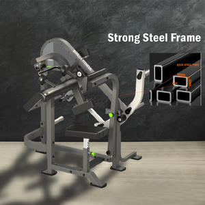 Ticari mukavemet eğitim plaka yüklü geri egzersiz oturmuş Triceps uzatma makinesi - Product Image 3