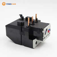 Perlindungan Beban Berlebih Kinerja Stabil 0.1-33A Timer Tipe Relay Penunda Waktu Hitam