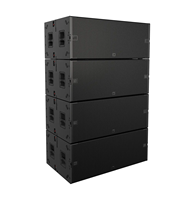 Sistema de Sonido PA Activo y Pasivo VTX B28 con Subwoofer Doble de 18 Pulgadas de Madera para Conciertos