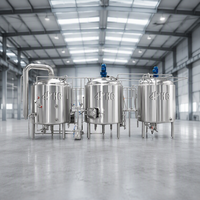 Système de brasserie artisanale commerciale 500L/700L/1000L avec cuve de fermentation, longue durée de vie, marque et tension personnalisables