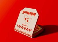 Boîtes à pizza à motif matériel de taille de logo personnalisé en gros pour emballage à emporter