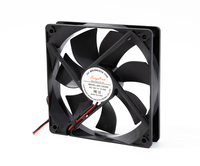 Ventilateur de refroidissement sans balais 12025 120x120x25mm 120mm 12V 24V à haut débit d'air PWM pour boîtier d'ordinateur PC, serveur, rack, équipement audio CE ROHS UL