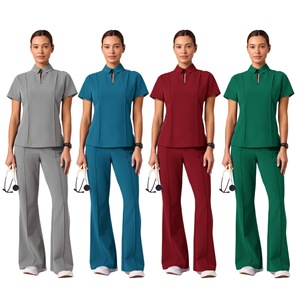 Conjunto de Uniformes Médicos Unisex con Cuello Polo, Transpirables, para Doctores y Enfermeras, Uniformes para Spa y Salón de Belleza, 82033 - Product Image 4
