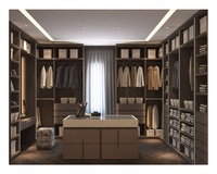 Nouvelle conception de dressing intégré pour chambre principale avec table de maquillage
