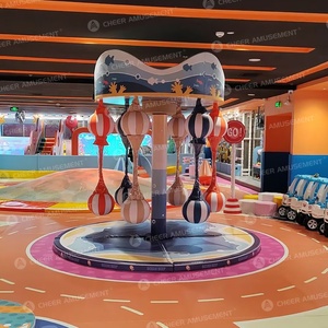 เครื่องเล่นสนามเด็กเล่นวงแหวนหมุน Cheer Amusement สำหรับเด็กในร่ม ยอดนิยม หุ้มด้วย PVC นุ่ม สำหรับเด็กอายุ 3-12 ปี - Product Image 2